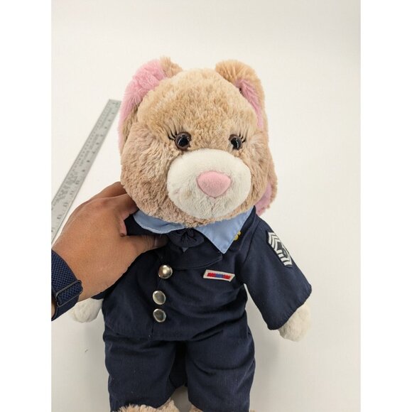 Build a Bear Floppy Ear Rabbit Bunny 17" brown 2 piece‎ Military Uniform - Picture 8 of 8